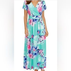 NWT Ouges Floral Print Dress Fit & Flare